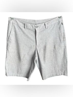 Lululemon Men’s 34 Light Gray Commission Shorts 11” Chino Inseam Stretch Golf